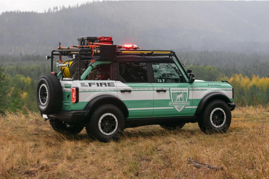 Ford Bronco Wildland Fire Rig Concept Arrives To Fight Fires