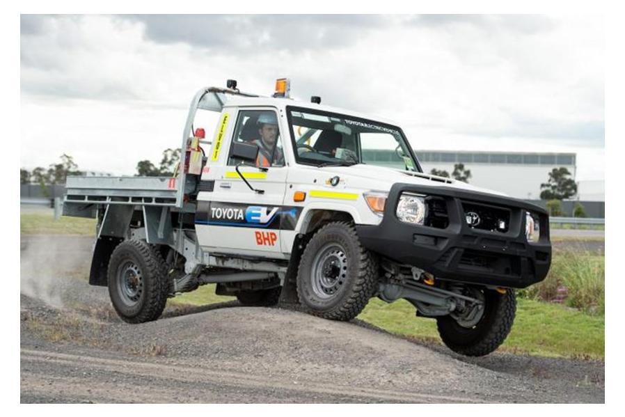 Toyota Land Cruiser 70 Series Swaps V8 For Electric Power
