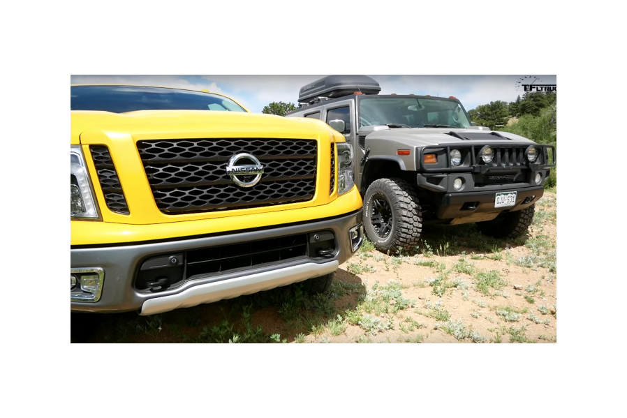 Old vs New: Nissan Titan vs Hummer H2 vs Cliffhanger 2.0 – Titan Trials Ep.3