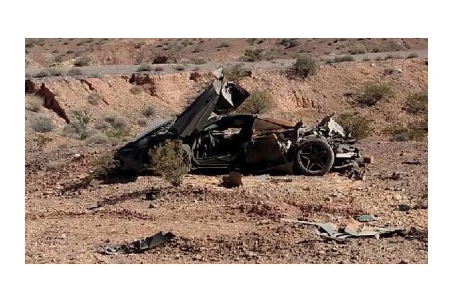 Nevada Cops Find $300,000 McLaren 720S Crashed In The Desert With No Owner In Sight